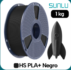Filamento PLA negro Sunlu