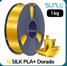 Filamento PLA Silk Dorado Sunlu