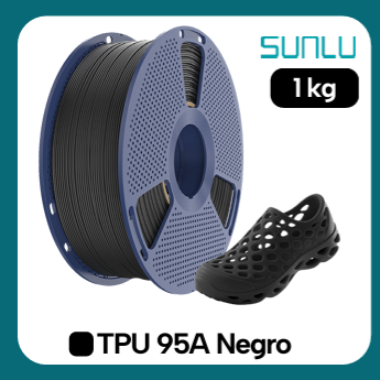 Filamento TPU Negro Sunlu