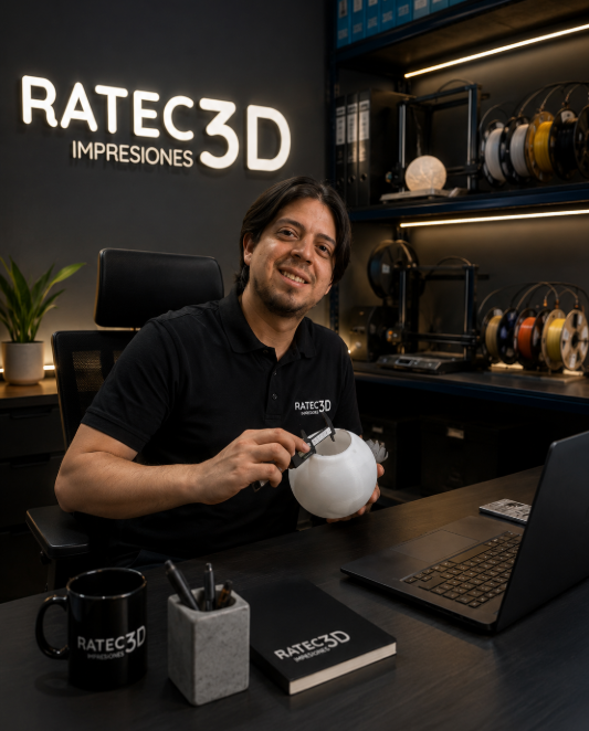 Estudio Ratec 3D con impresoras y filamentos