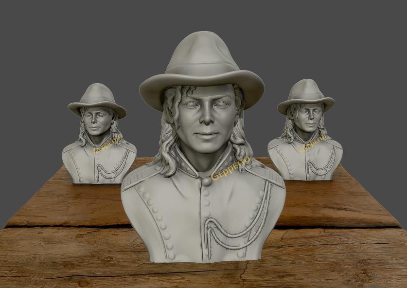 Busto Michael Jackson STL