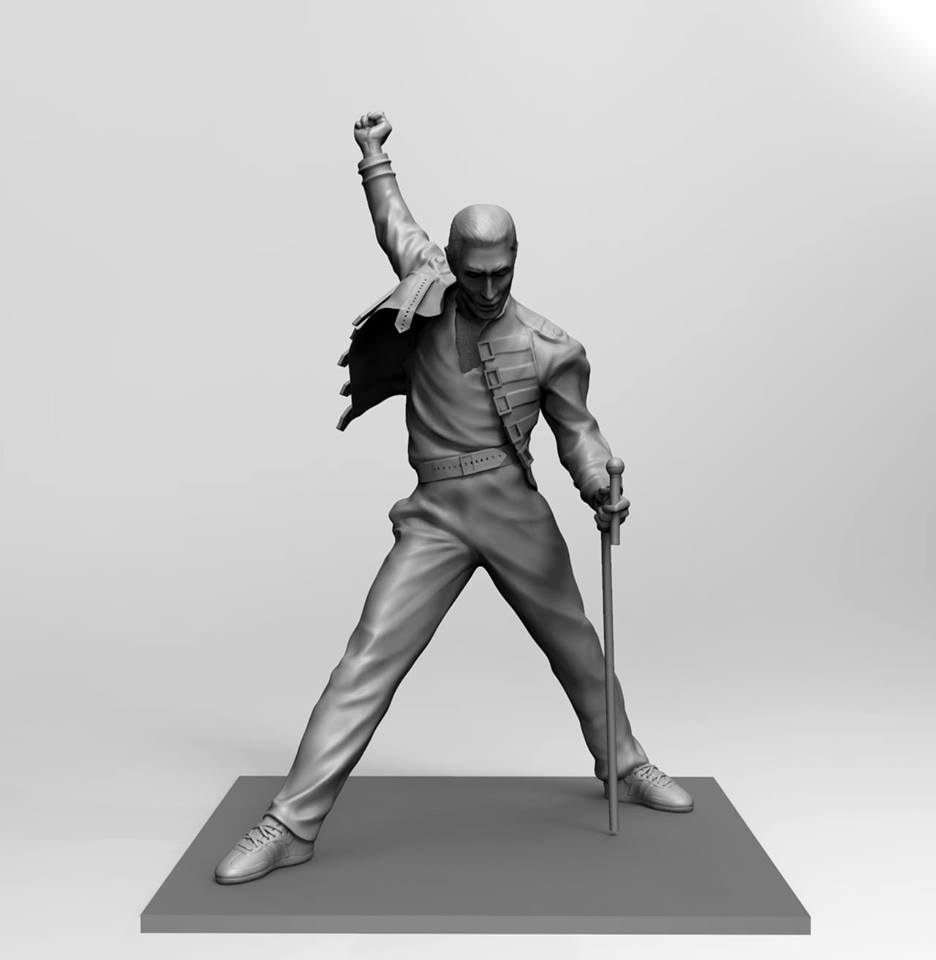 Freddie Mercury STL