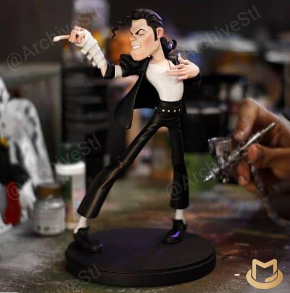 Michael Jackson cartoon STL
