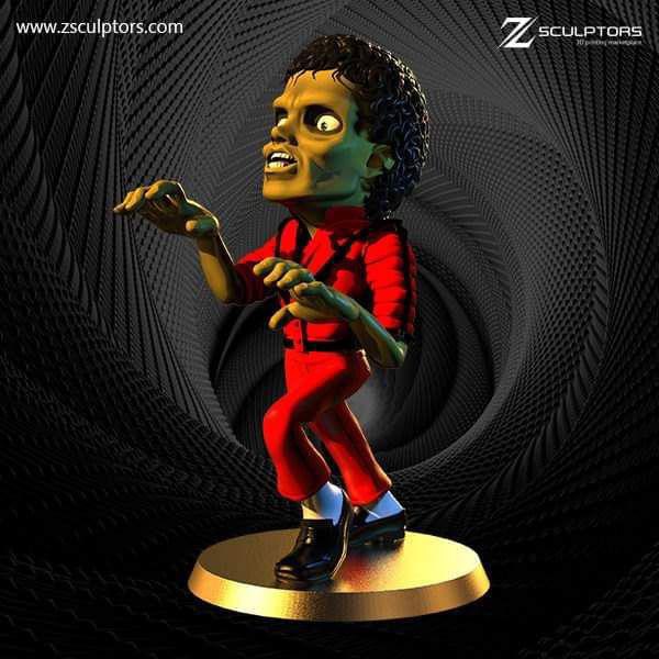 Michael Jackson zombie STL vista 2